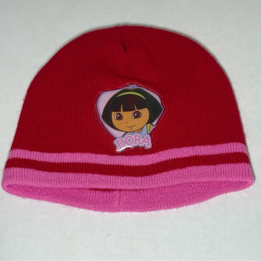 Dora the Explorer 2009 Kids Winter Beanie Hat Toboggan